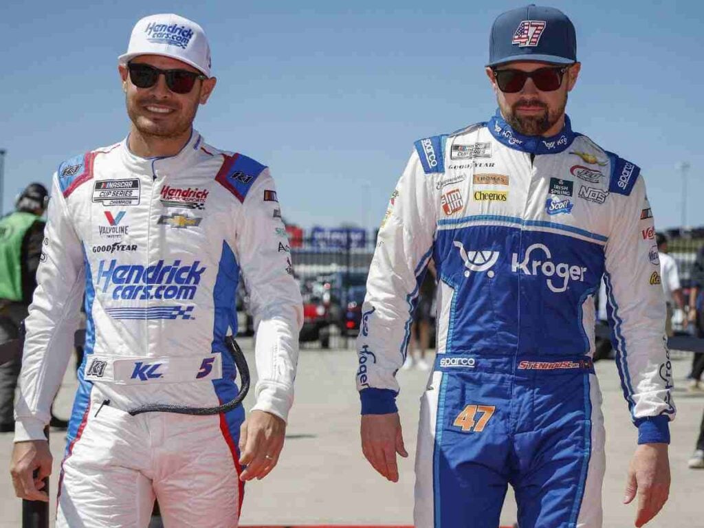 Kyle Larson and Ricky Stenhouse Jr. (Credits: Sportskeeda)