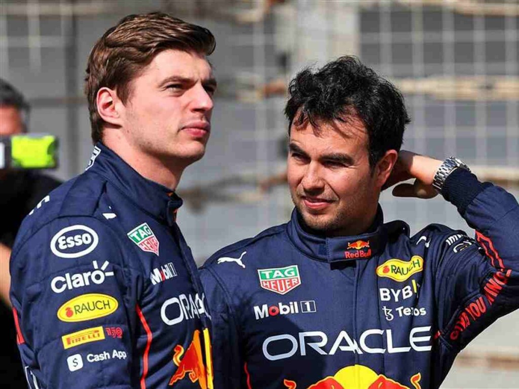 Max Verstappen and Sergio Perez