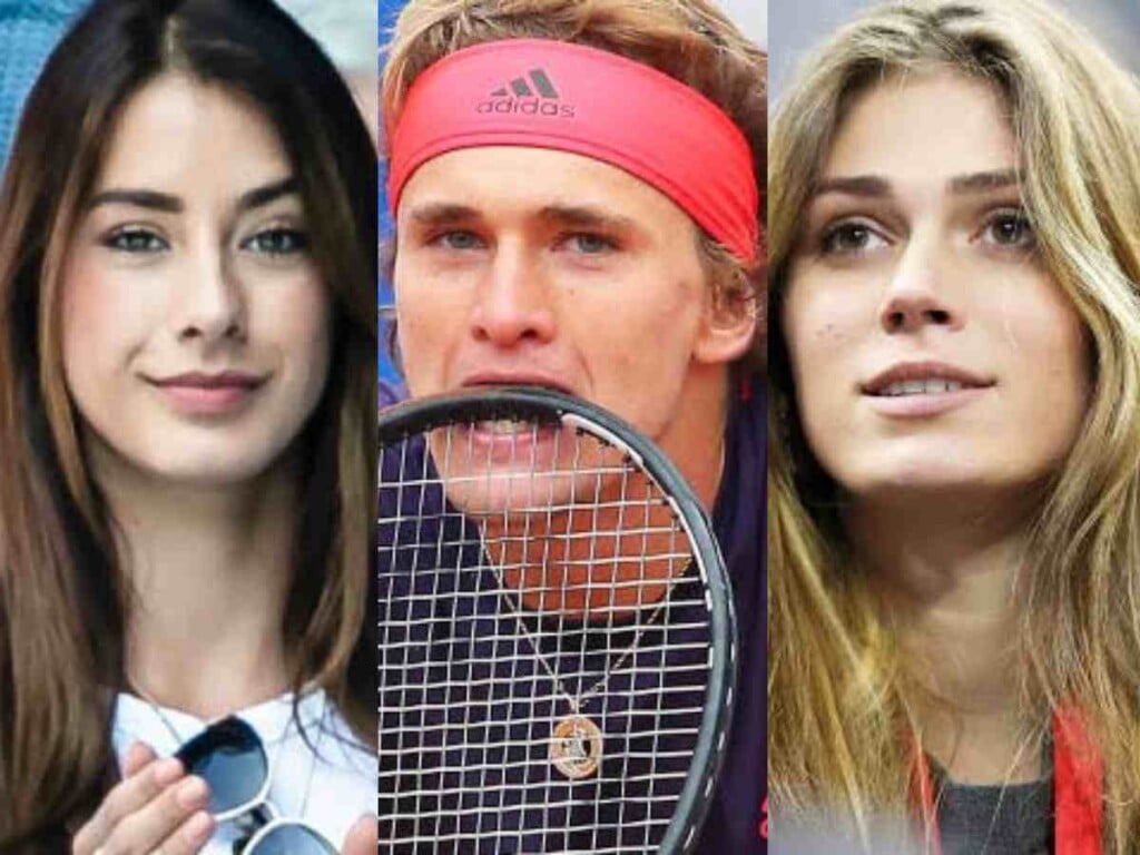 Alexander Zverev, Brenda Patea and Olga Sharypova