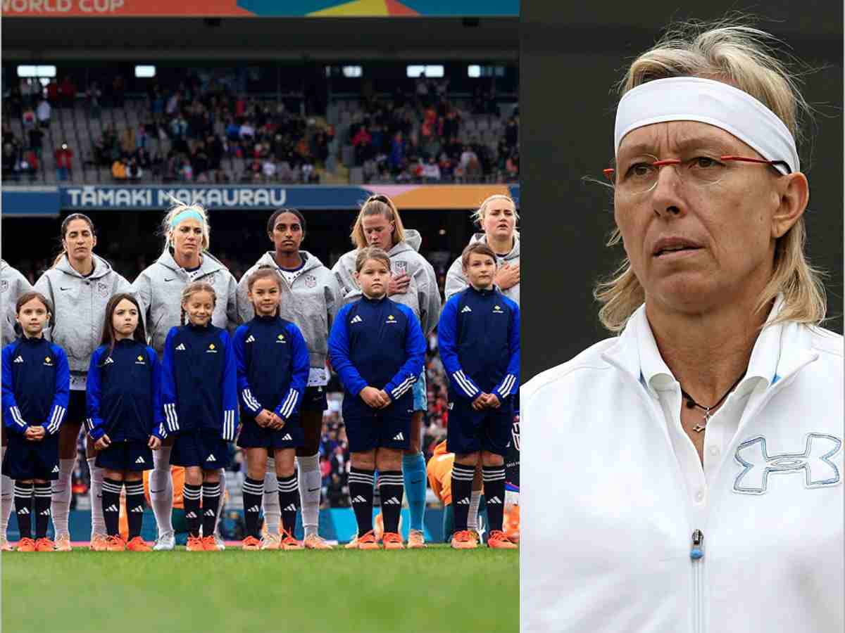 “We don’t need trash representing our country”- Martina Navratilova gets on the wrong side of netizens after her support to US Women’s football team over declining to sing the national anthem at the World Cup