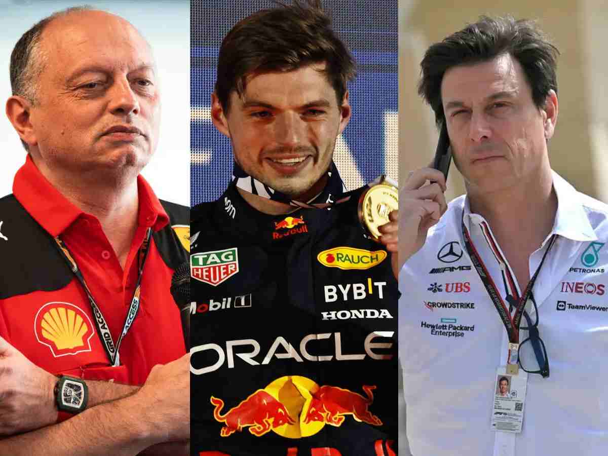 “Give him an F2 car,” Fred Vasseur rubbishes Toto Wolff’s claims about Max Verstappen competing in a field of F2 cars