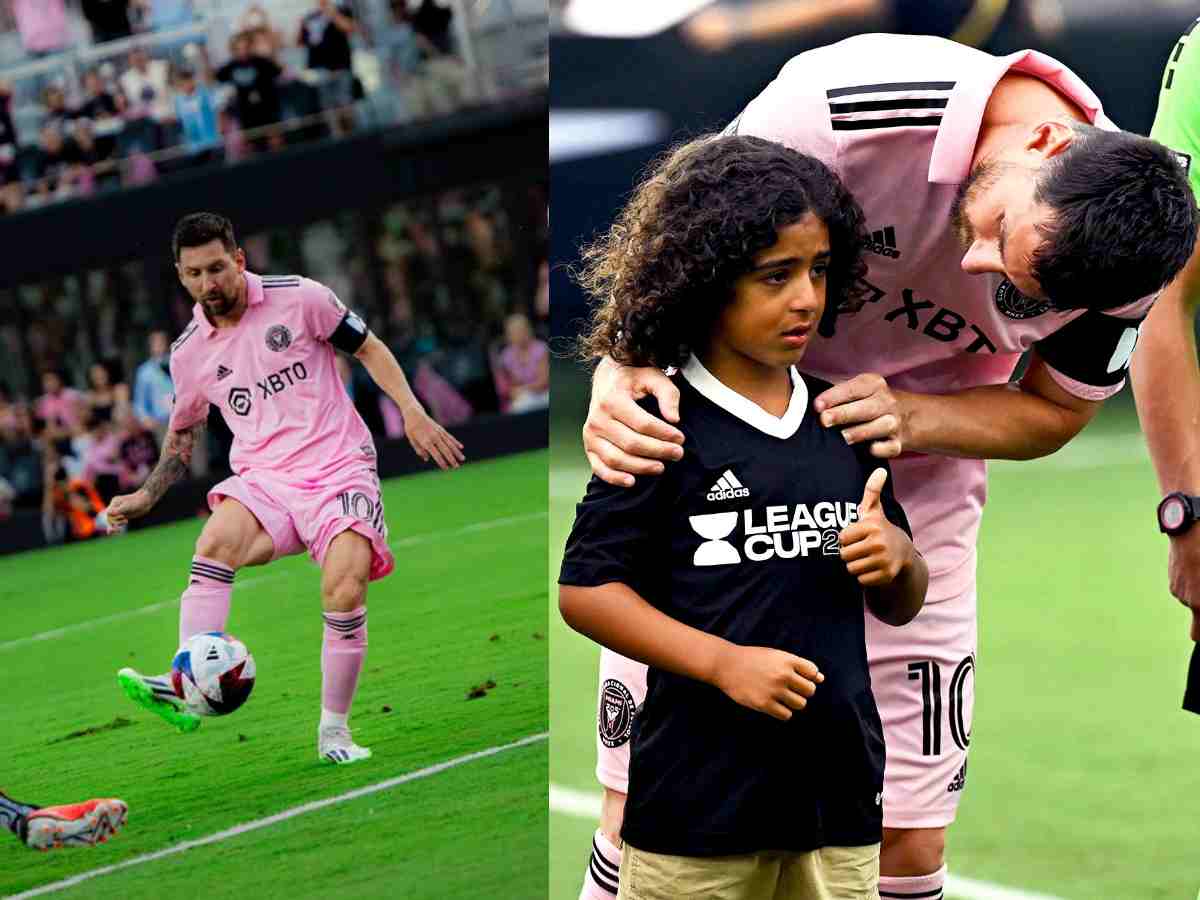 WATCH: “Desperate for attention”- Fans give mixed reactions after seeing Lionel Messi consoling DJ Khaled’s son