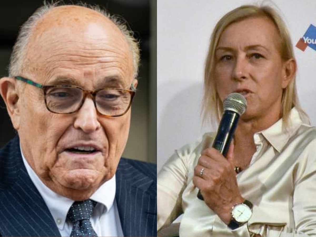 Martina Navratilova labels Donald Trump’s ex-lawyer Rudy Giuliani an ‘utter jerk’ for falsely accusing Georgia election workers of fraud crimes