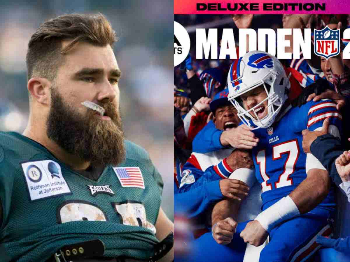 Travis Kelce’s brother Jason Kelce THREATENS to boycott Madden if his toughness rating is below par like last year