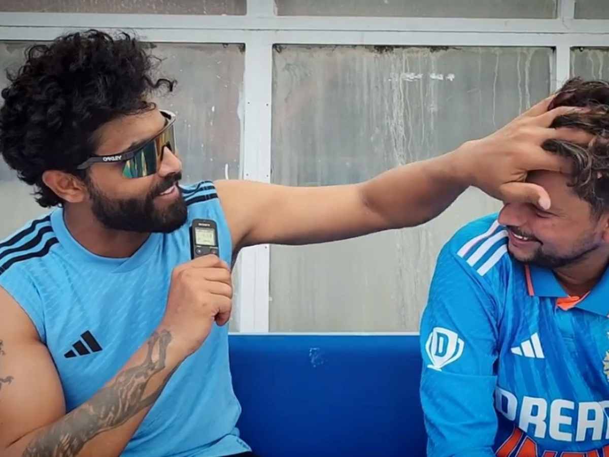 WATCH: “Your head will burn,” Ravindra Jadeja praises Kuldeep Yadav’s new HAIRSTYLE after tormenting West Indies batters in 1st ODI