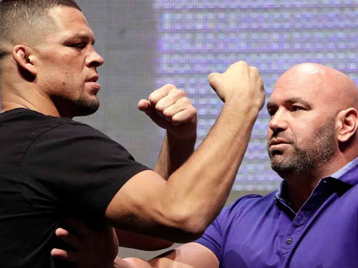 “Stuck in a contract”- Nate Diaz blames Dana White for holding him back from boxing career 