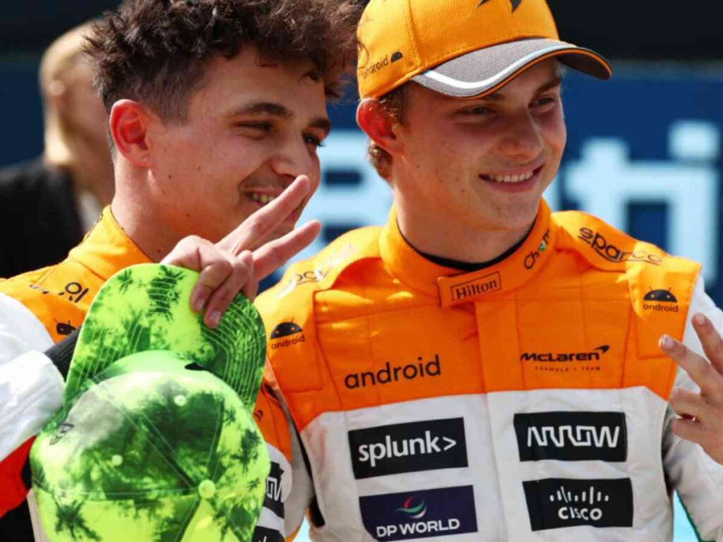 McLaren team pairing of Lando Norris and Oscar Piastri