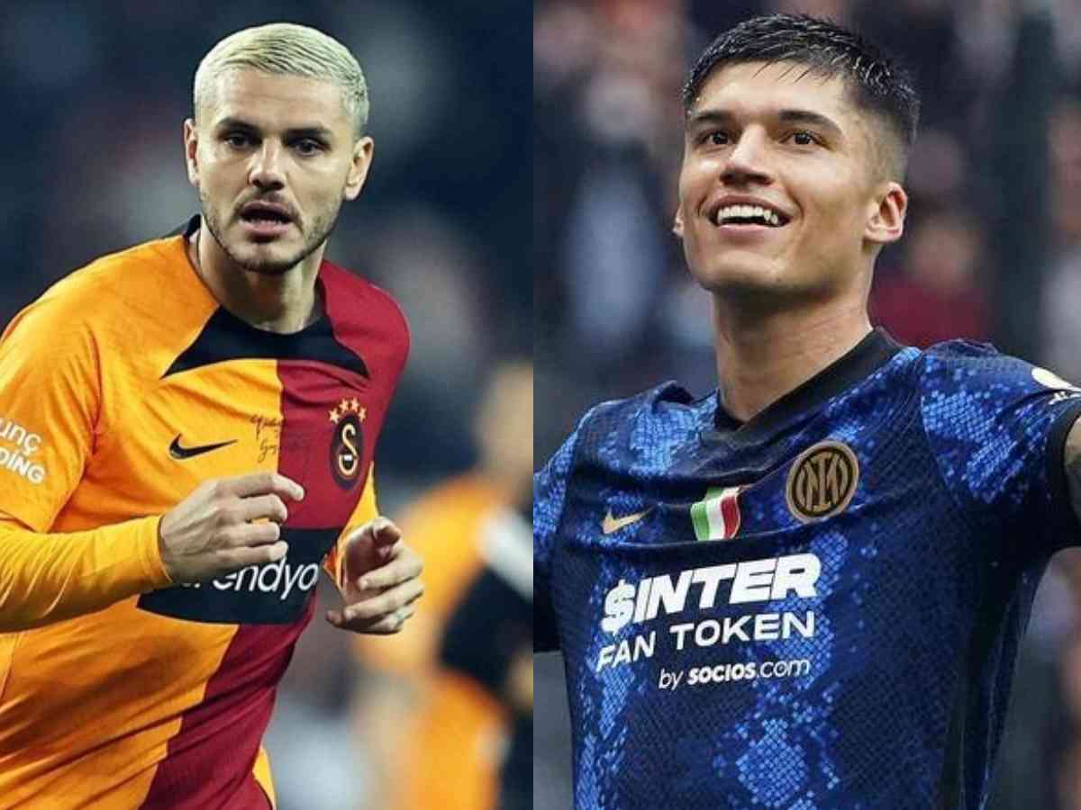 Mauro Icardi and Joaquin Correa