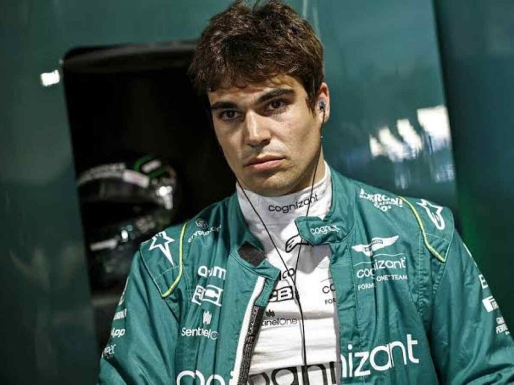 "He's just like Jason Derulo at the Met Gala" - Twitter reacts as Lance Stroll falls down the stairs soon after his crash at Sprint Qualifiers that caused a red flag 1 IMG COM 20230729 2102 26 2181