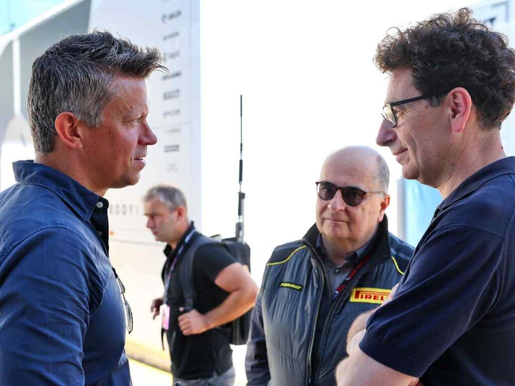 Mattia Binotto returned to the paddock in Silverstone after getting fired 