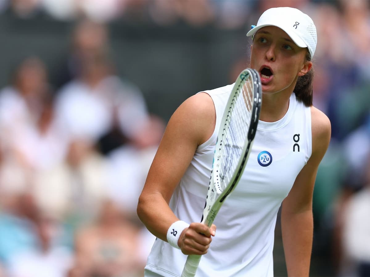 Iga Swiatek shows champion’s mentality as she saves double match point to win a thriller against Belinda Bencic at Wimbledon