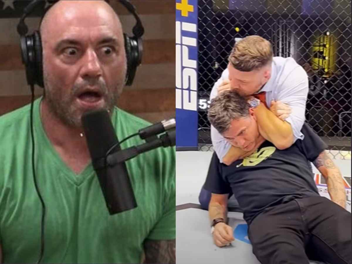 “If he dies, he’s responsible,” Joe Rogan and MMA aces urge pro fighters to STOP choking out comedians like Steve-O