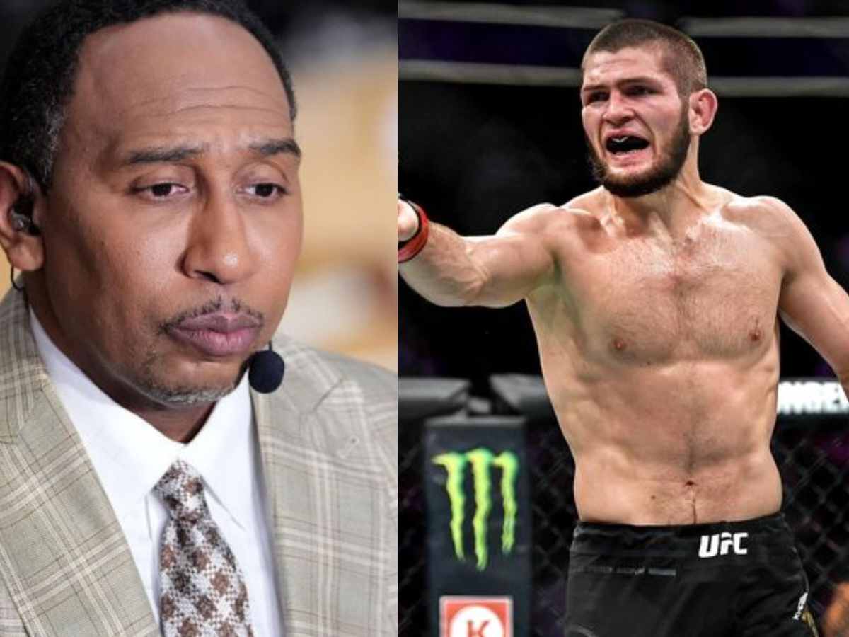 “Don’t talk about this sh**,” Khabib Nurmagomedov once hilariously shut down Stephen A Smith’s Conor McGregor question