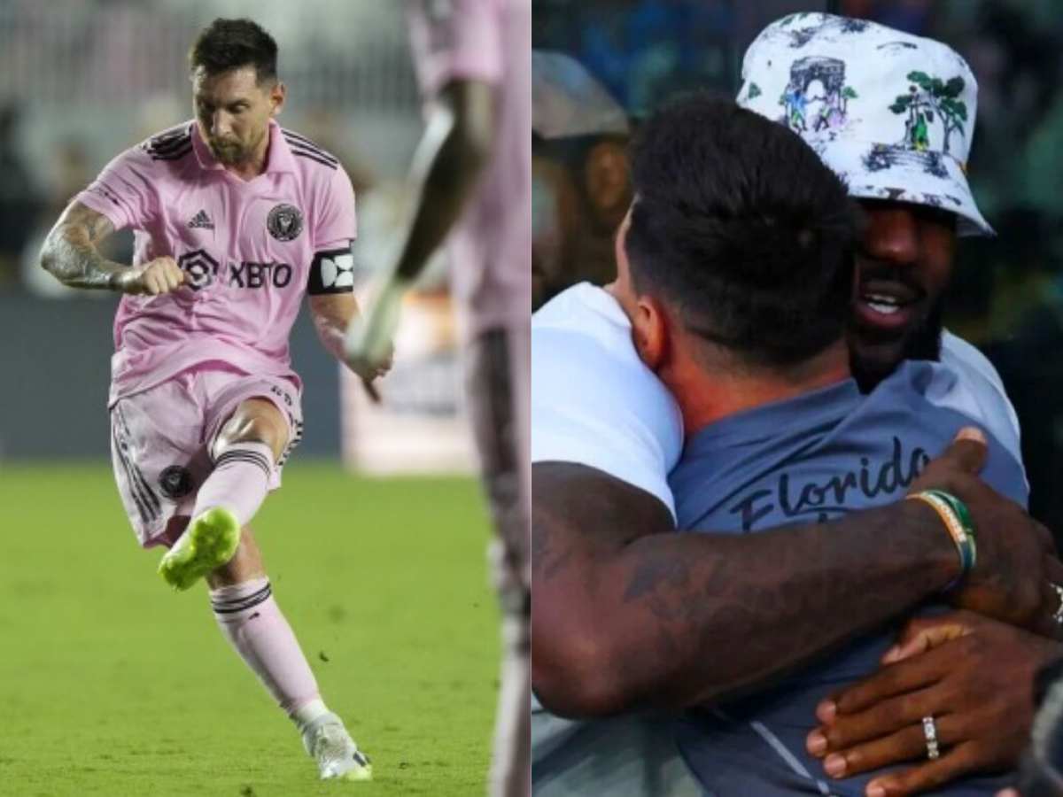 “INCREDIBLE!” – LeBron James crowns Lionel Messi the GOAT after INCREDIBLE game-winning free-kick in Inter Miami debut