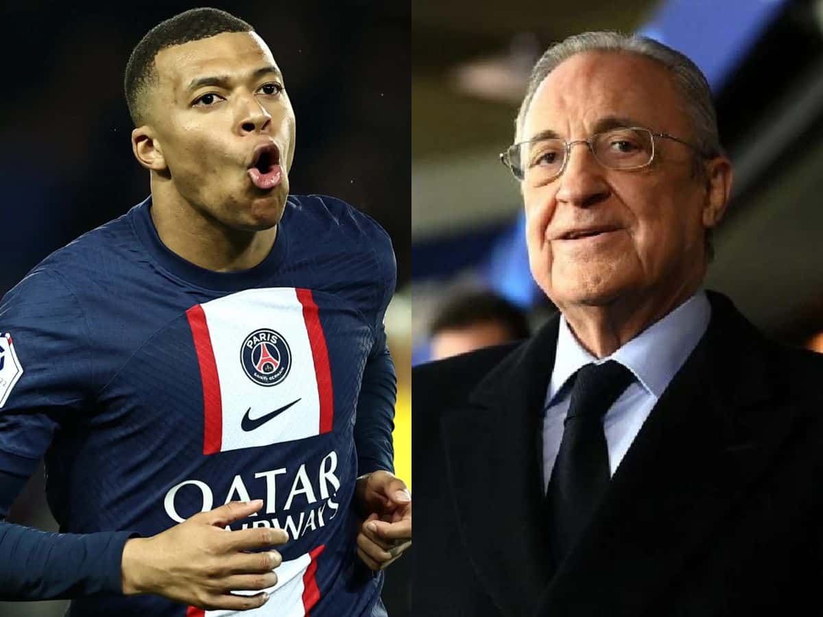 Calm or Tensed? Real Madrid President Florentino Perez shares his feelings on Kylian Mbappe’s controversial saga