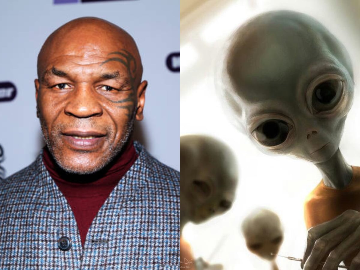 “Explain your existence then,” Mike Tyson baffles reporter reacting to latest confirmation of alien-life by former intelligence officer