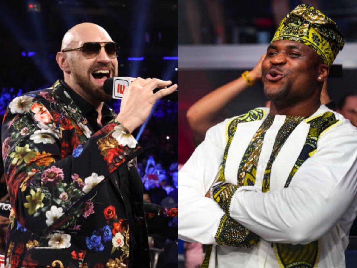 WATCH: Tyson Fury drops hint about Francis Ngannou fight by practicing knee, elbow, and even headbutt strikes