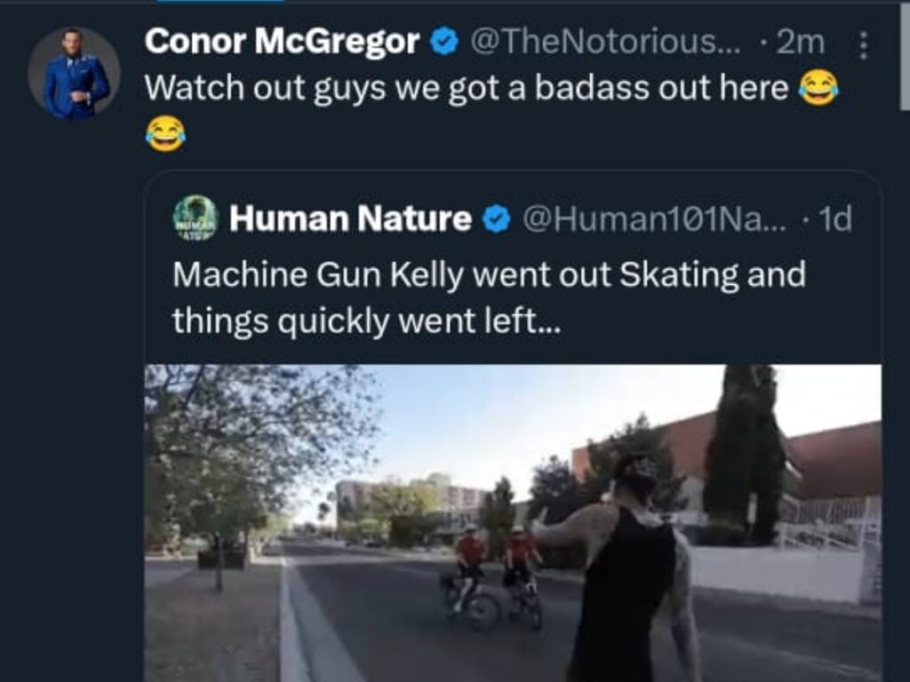 Conor McGregor's tweet