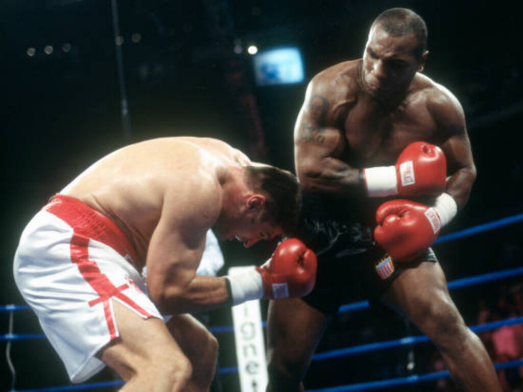 Mike Tyson and Andrew Golota