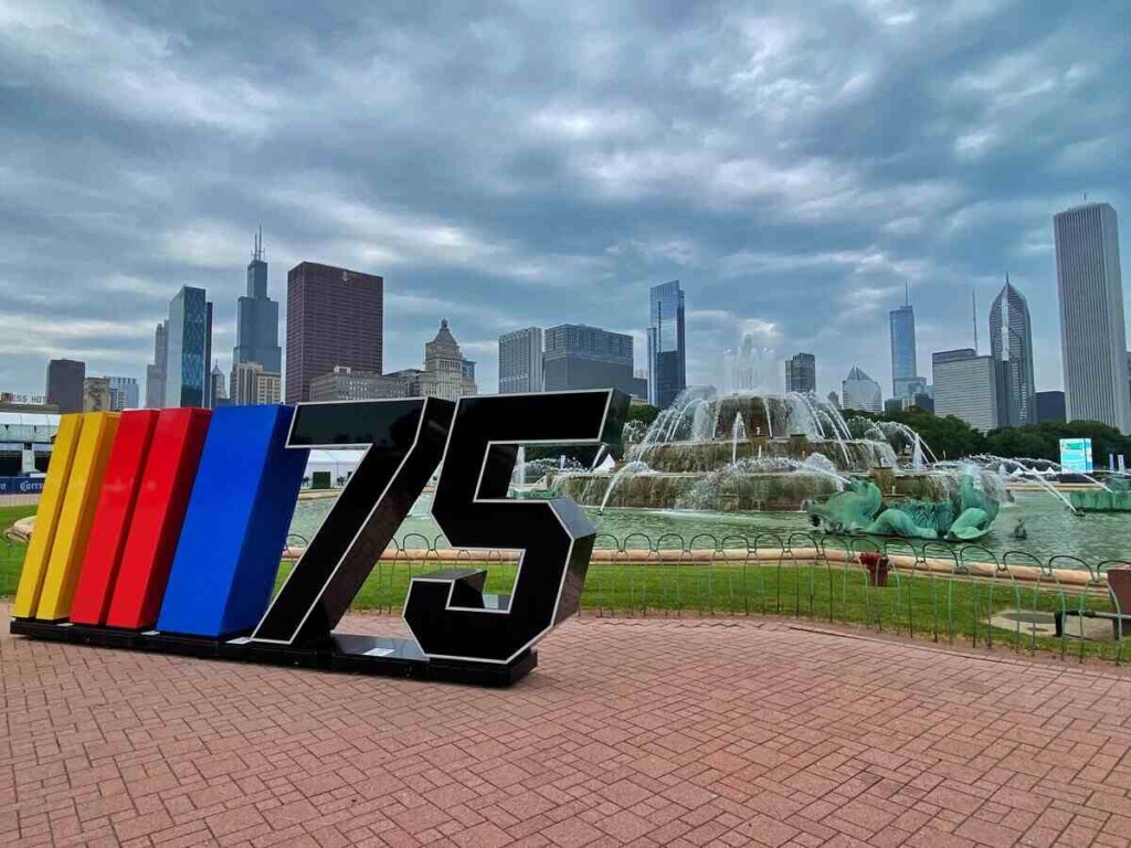 NASCAR Chicago Street Race venue (Credits: @jeff_gluck/Twitter)