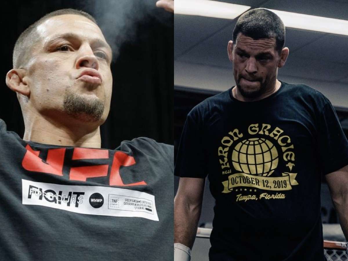 “Got Nate by lung cancer” – Fans hilariously troll as Nate Diaz trains with joint in mouth ahead of Jake Paul fight