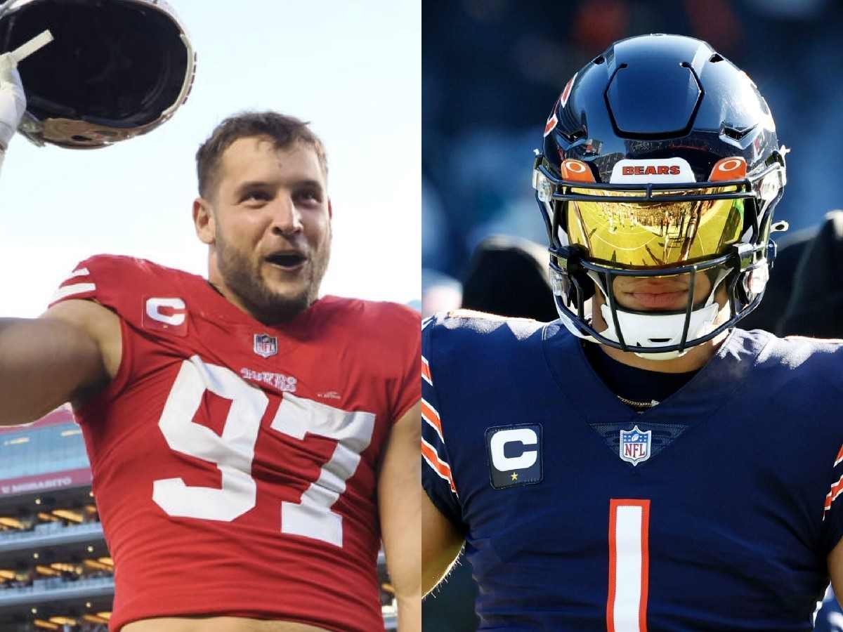 DPOY Nick Bosa CROWNS $18,871,957 worth Justin Fields as the best rushing QB of all-time amidst criticisms against the Bears’ signal-caller