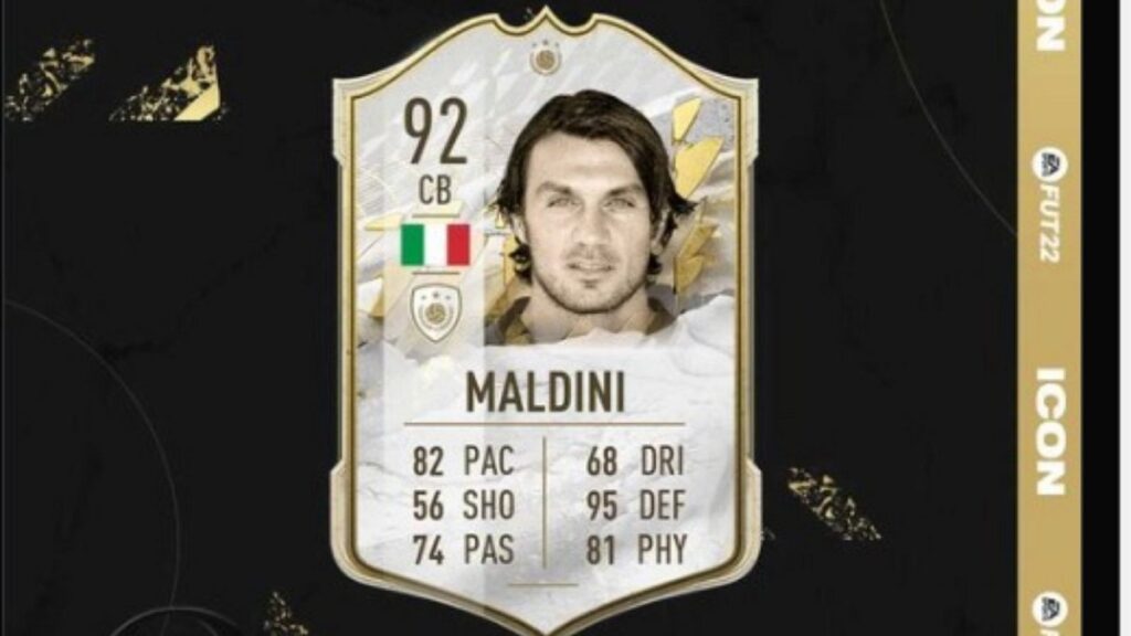 FIFA 23: Paolo Maldini FUT Icon ratings, price and more