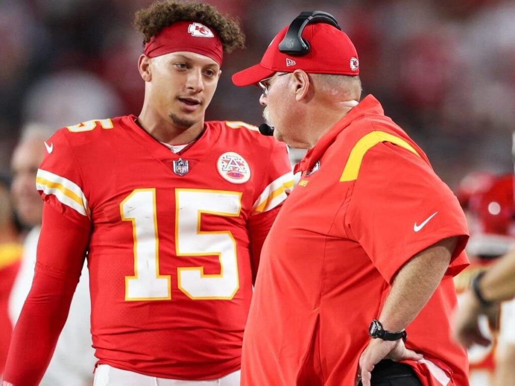 Patrick Mahomes Andy Reid Chiefs