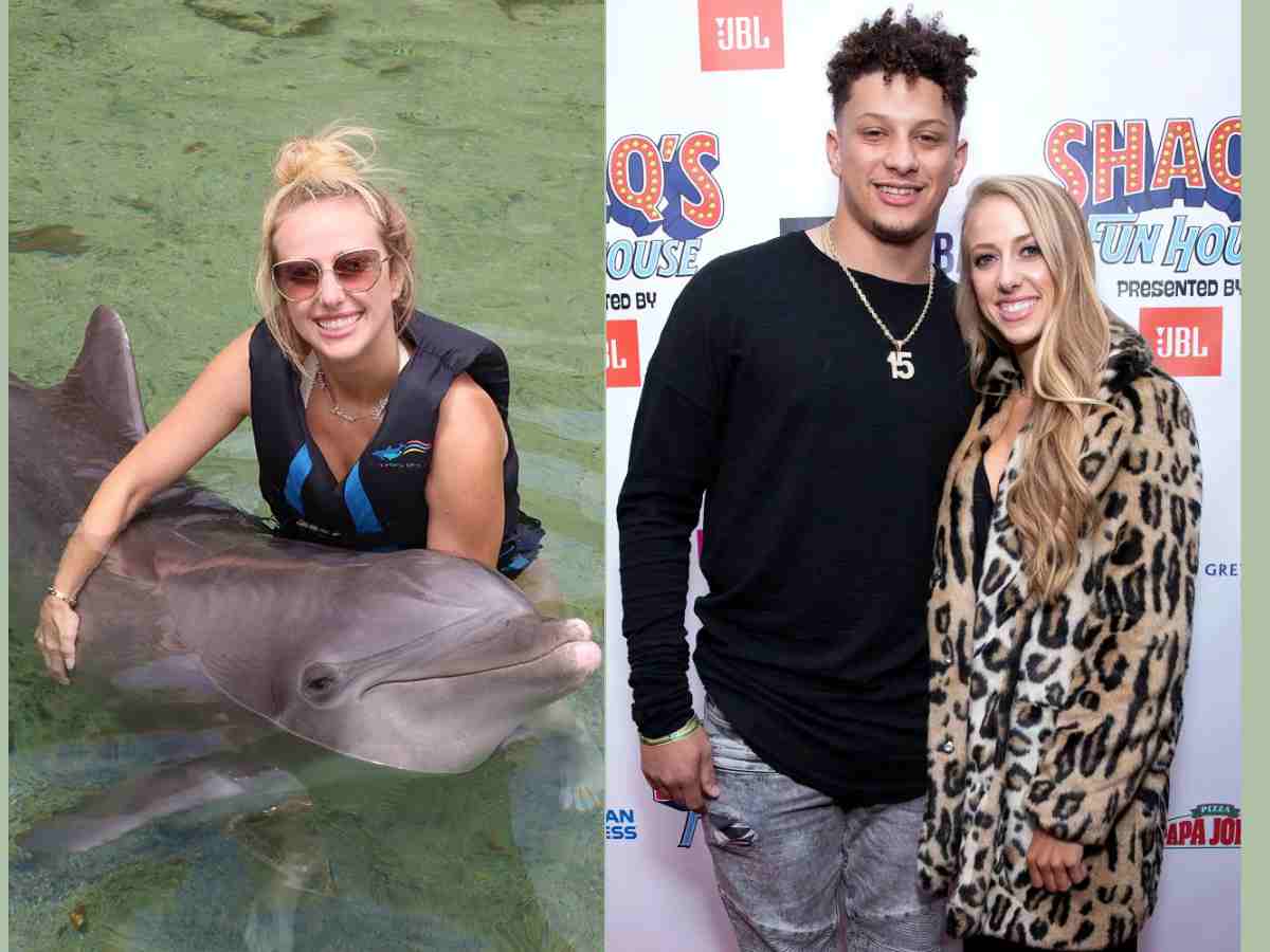 Patrick Mahomes’ wife Brittany gets called out by PETA over vacation pictures with Dolphins days after brutal bashing from netizens