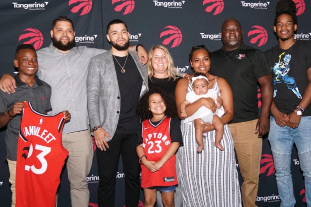 VanVleet and family 