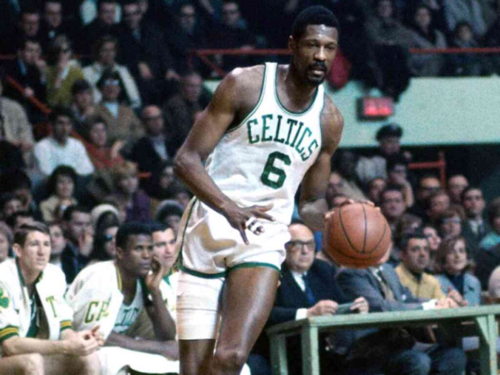 Nba retired jerseys Bill Russell 