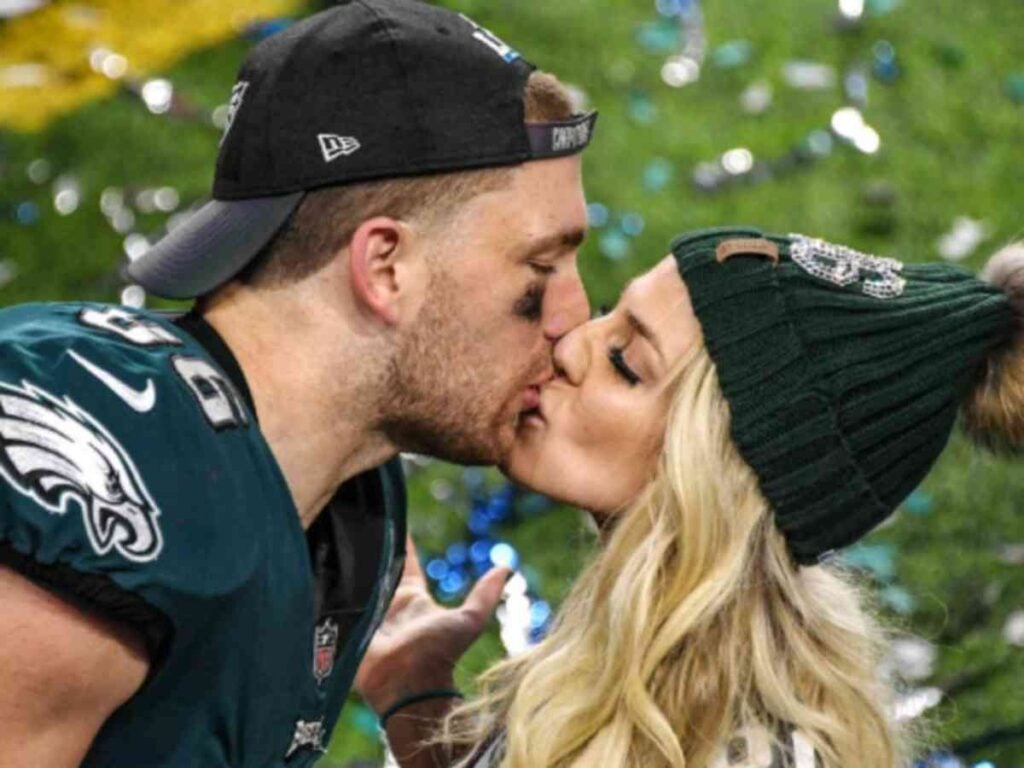 Zach Ertz and Julie Ertz 