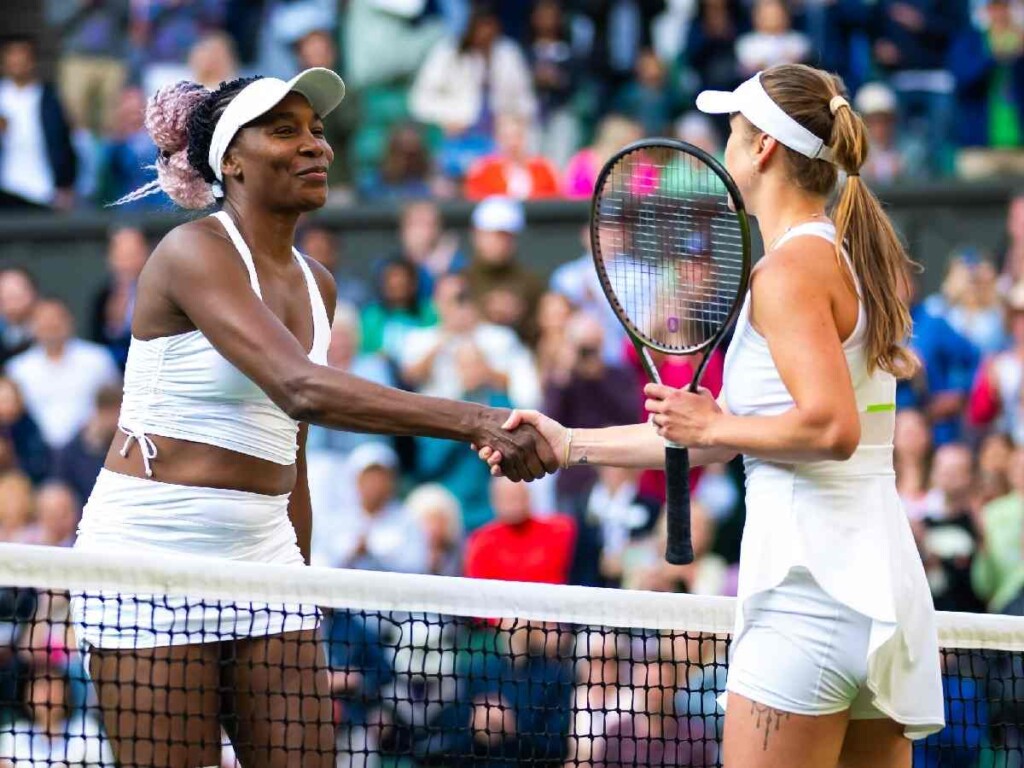 Venus Williams and Elina Svitolina