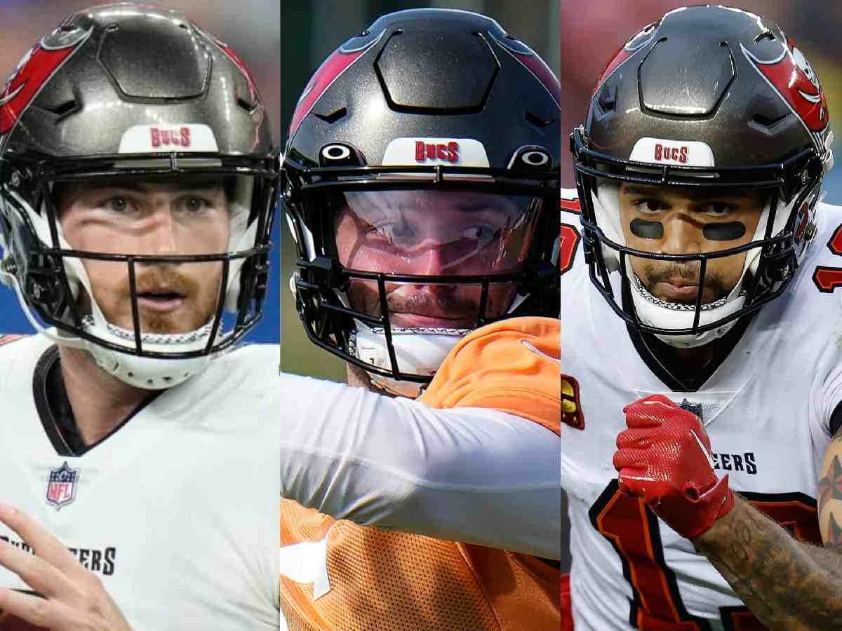 Bucs WR Mike Evans puts his FIRM trust in Baker Mayfield and Kyle Trask amid the team’s VOLATILE QB situation after Tom Brady’s retirement