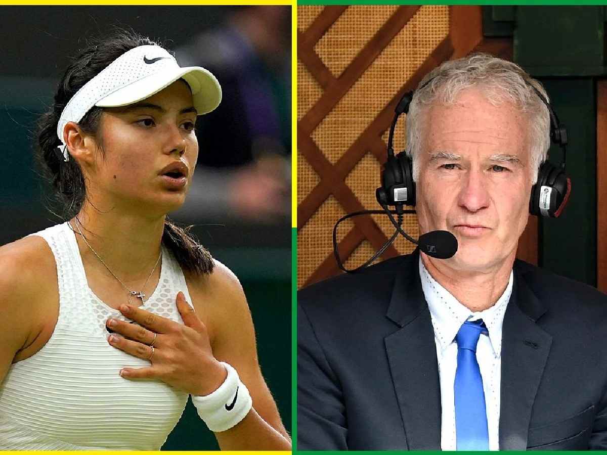 John McEnroe slams Emma Raducanu on being thankful of winning atleast one Grand Slam title following the Brit’s recent comments