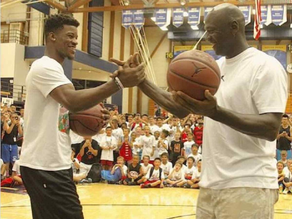 JImmy Butler. Michael Jordan