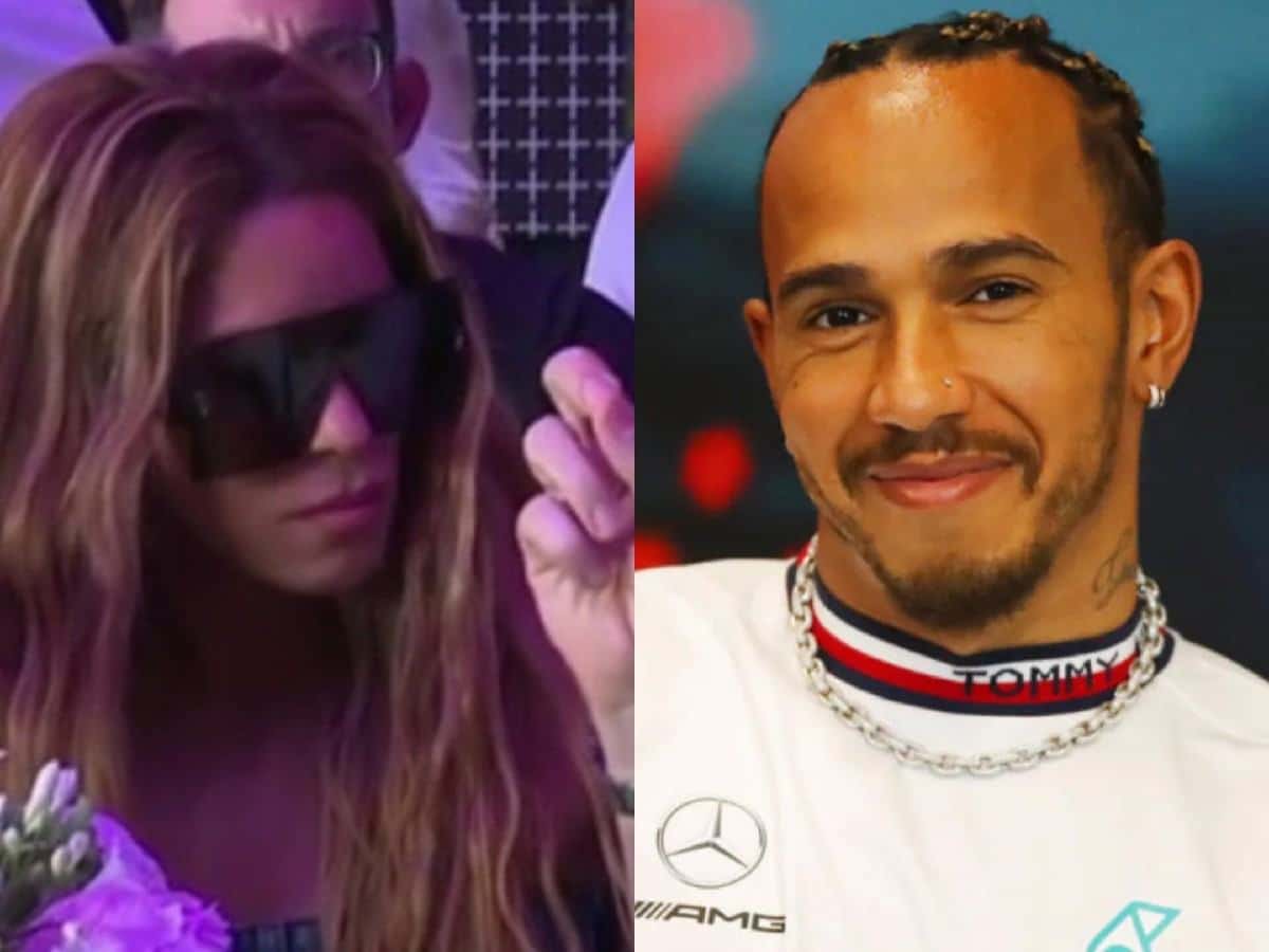 WATCH: $300 million worth pop star Shakira re-ignites Lewis Hamilton dating rumors as she is spotted at the British GP