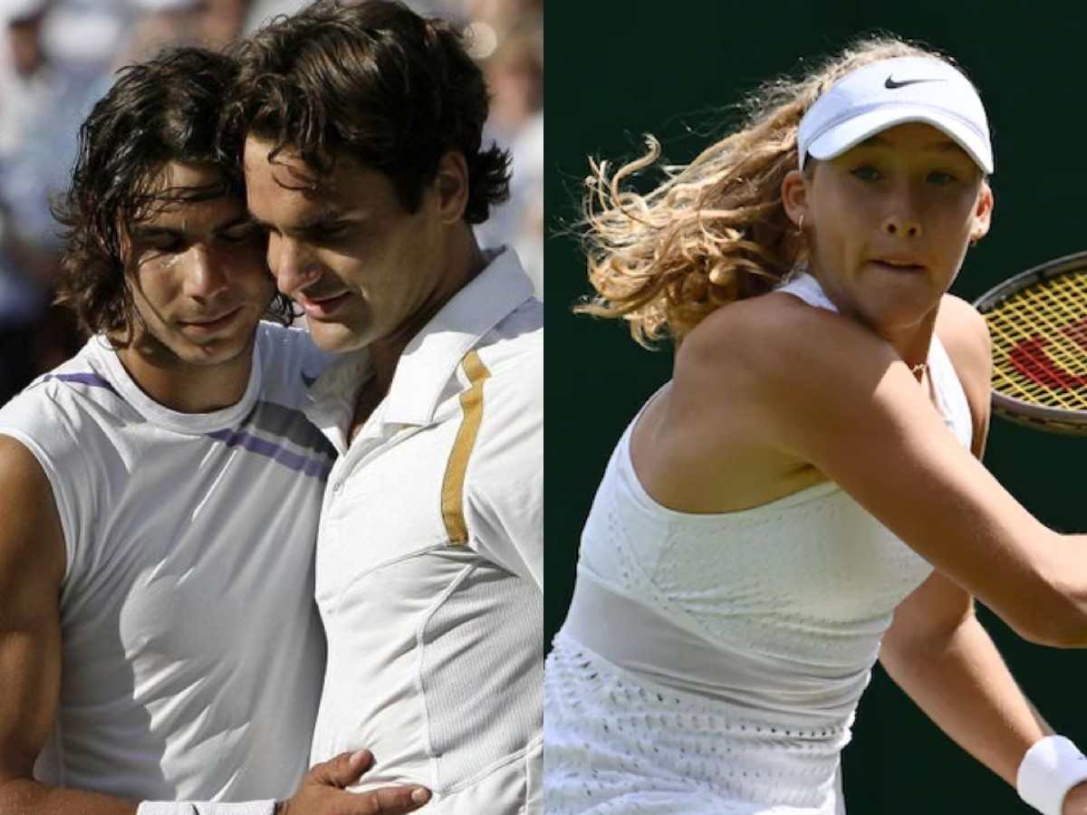 Mirra Andreeva talks of her admiration for Roger Federer and Rafael Nadal following historic Wimbledon win