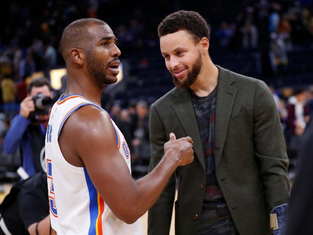 Chris Paul and Stephen Curry