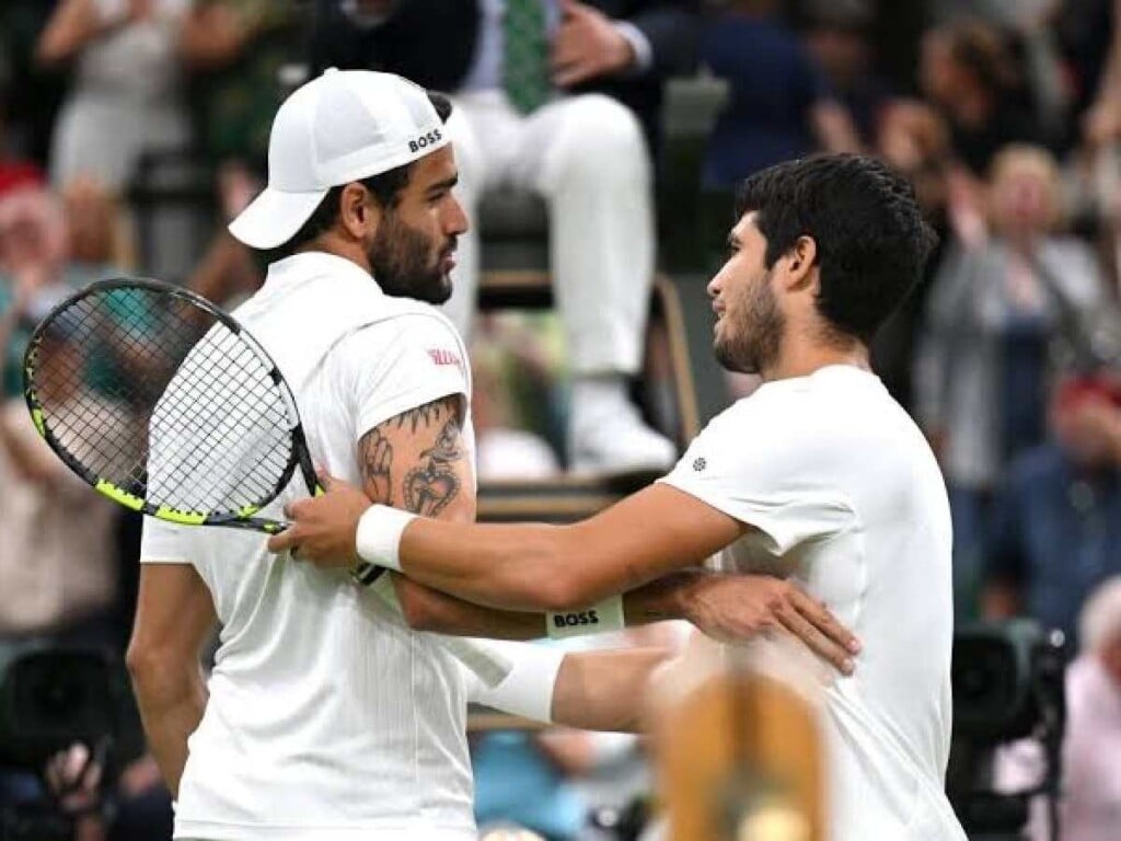 Carlos Alcaraz and Matteo Berrettini