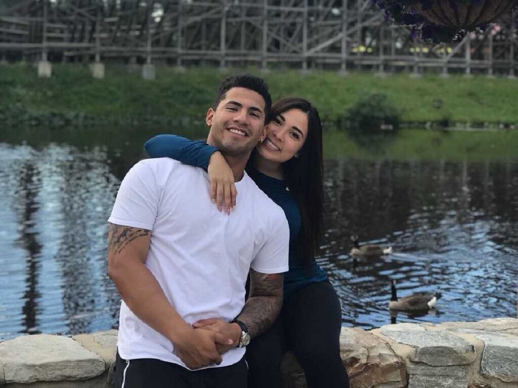 Gleyber Torres with Wife Elizabeth Torres