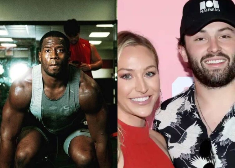 Baker Mayfield's wife Emily praises Browns Nick Chubb's workout