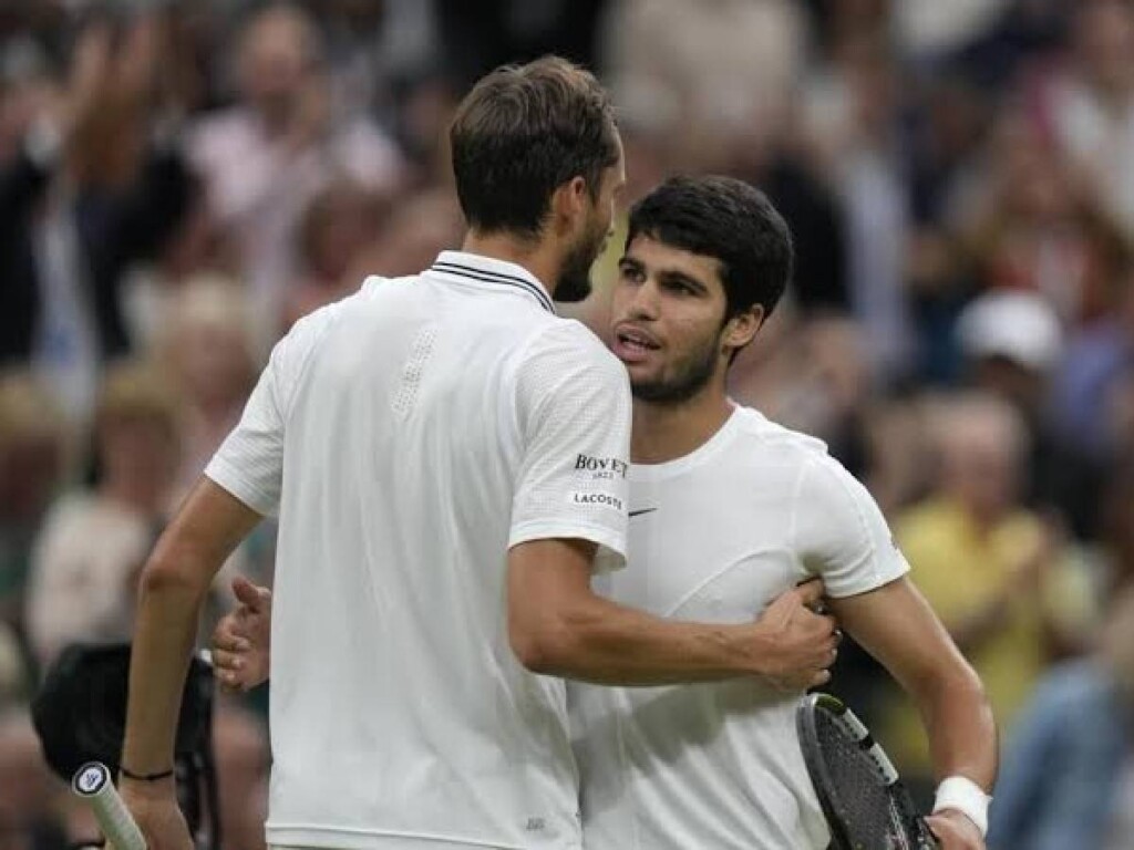 Carlos Alcaraz and Daniil Medvedev