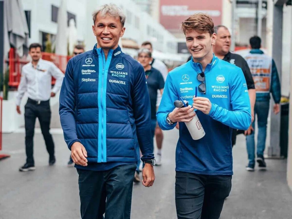 Alex Albon and Logan Sargeant (image via Williams Racing)