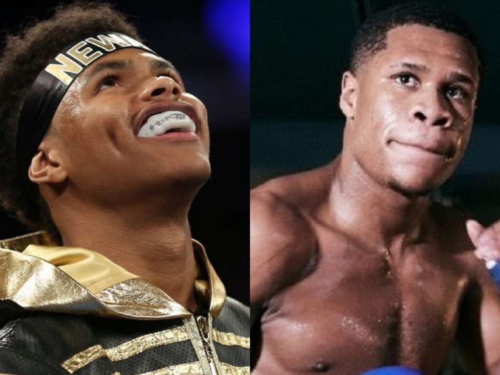 Shakur Stevenson and Devin Haney