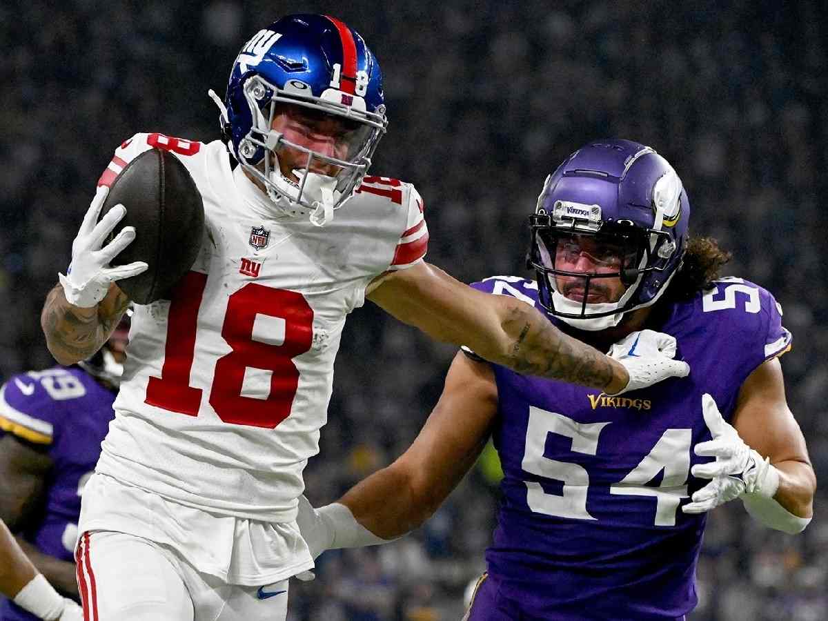 Giants WR Isaiah Hodgins reveals how he HEROICALLY played the playoff game against the Vikings with a ‘foot fracture’