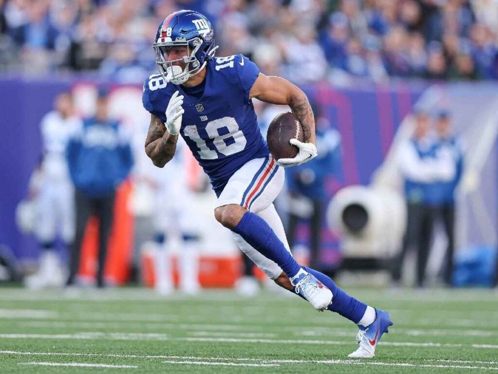 Giants WR Isaiah Hodgins reveals how he HEROICALLY played the playoff game against the Vikings with a ‘foot fracture’