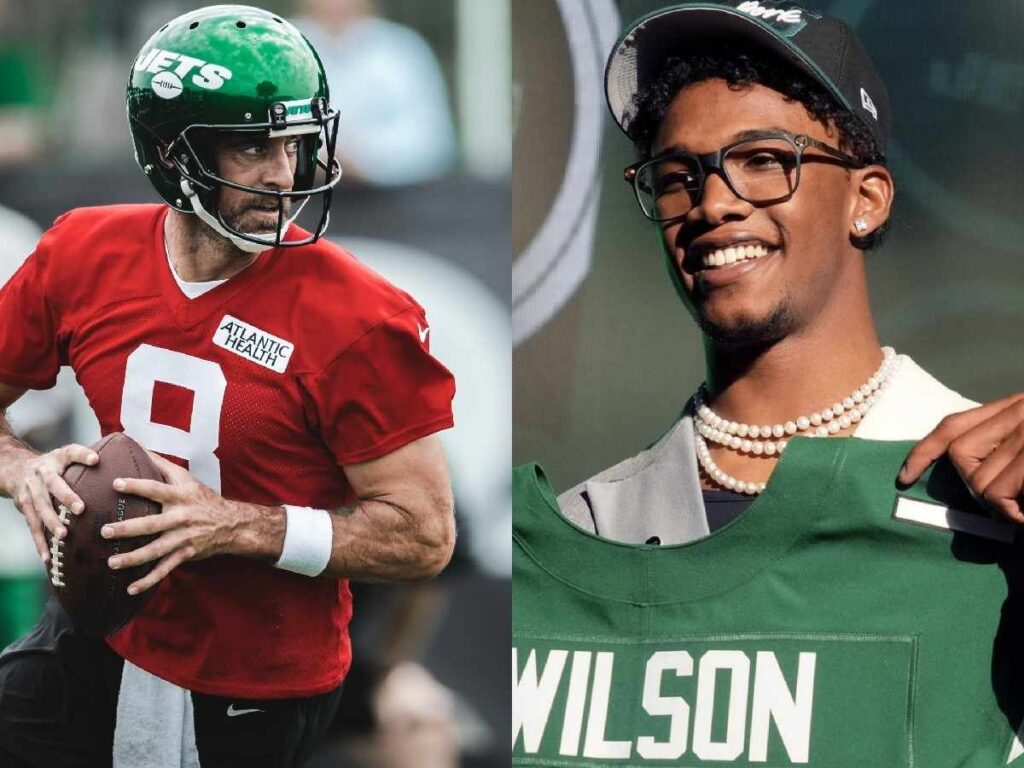 "Not my offense," Aaron Rodgers sets the record straight on Allen Lazard's bizarre comments on Jets offense, clarifies the team will have evolution with a west coast flavor 1
"Not my offense," Aaron Rodgers sets the record straight on Allen Lazard's bizzare comments on Jets offense, clarifies the team will have evolution with a west coast flavor
