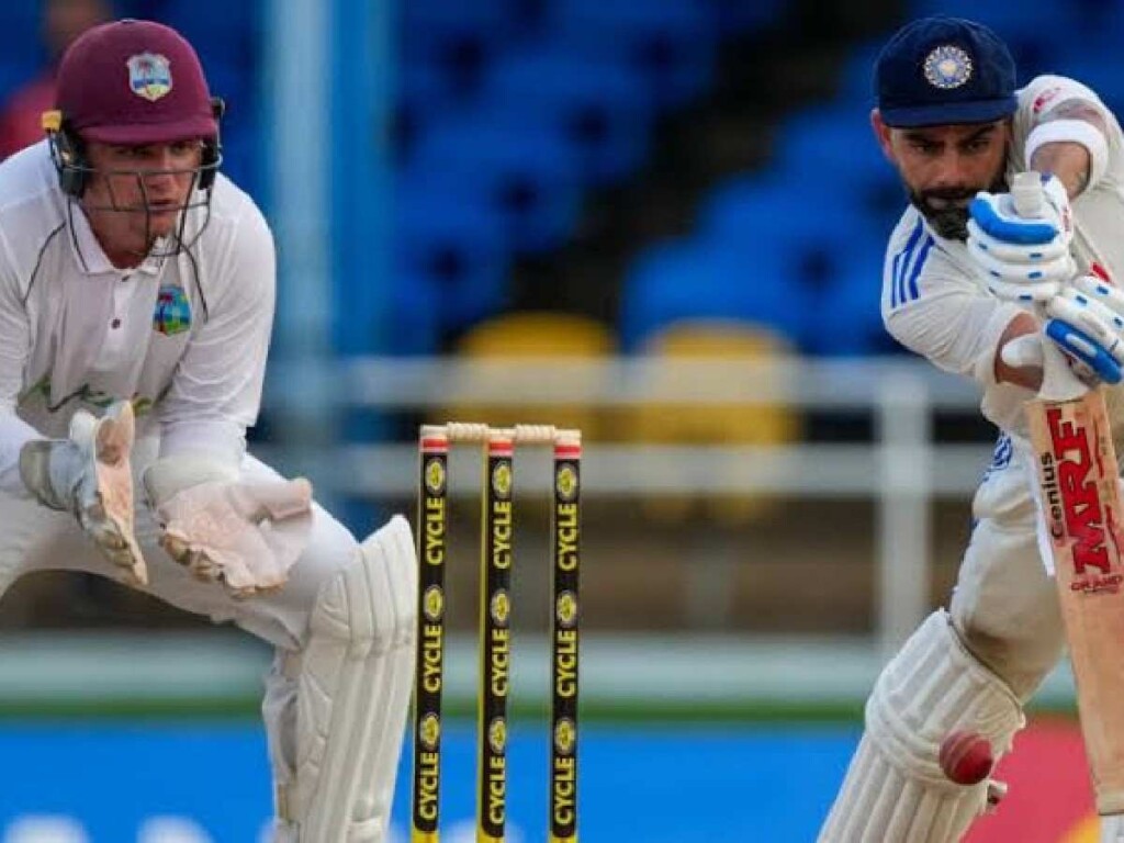 "I want you to get your hundred," WI keeper's stump mic chat with Virat Kohli requesting him to slam 100 because his mom is coming goes viral