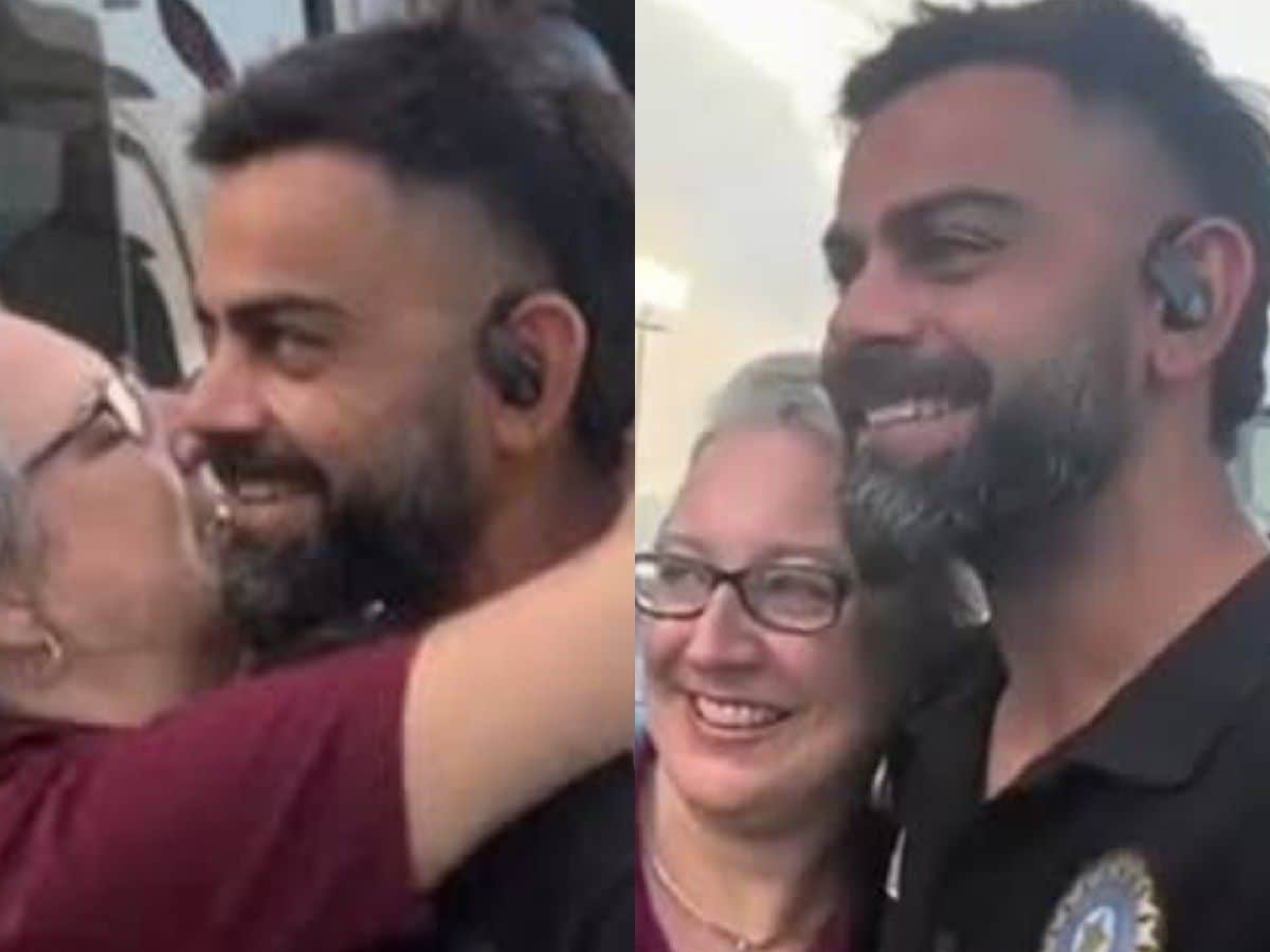 WATCH: Virat Kohli fanboy Joshua Da Silva’s mother fails to control EMOTIONS while hugging ex-India captain, video goes viral